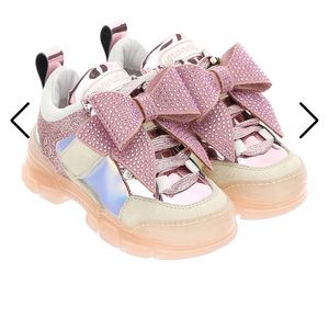 Monnalisa Girls Pink Sneaker Size 36